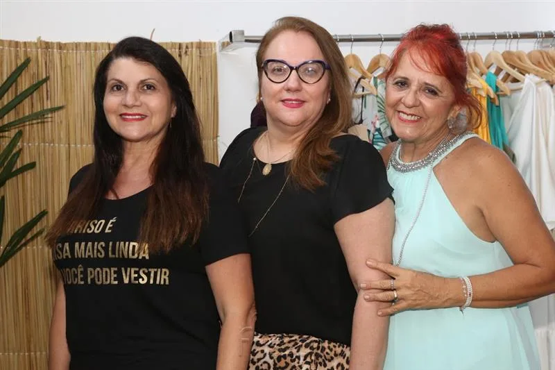 Cândida Portela, Luiziane Cavalcante e Fátima Duarte