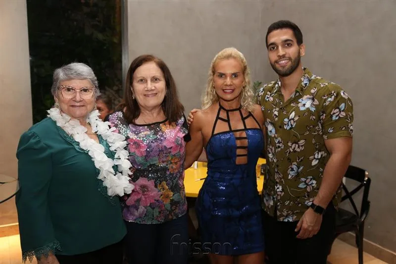 Ângela Maya, Gorete Cunha, Fernanda Carvalho e Paulo Vitor Costa