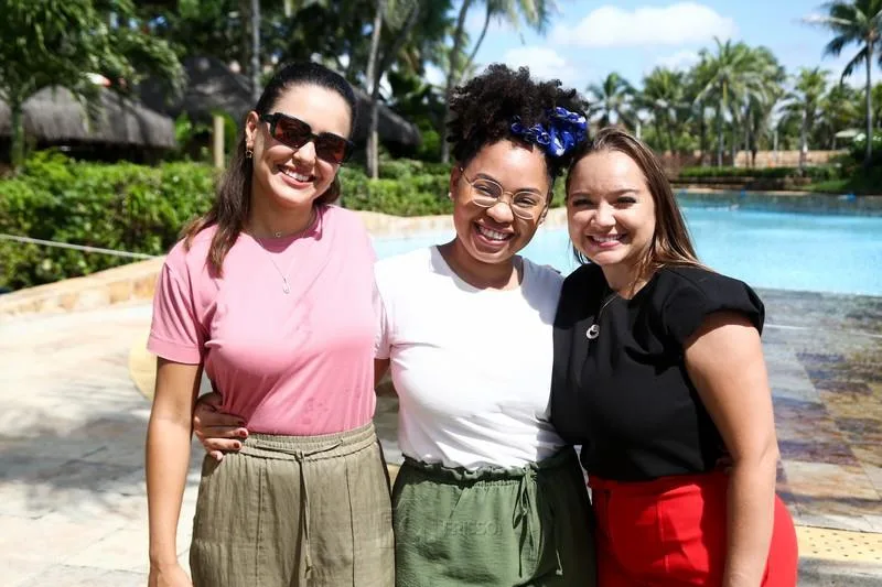 Gisele Leal, Andreza Íris e Raíssa Bisol
