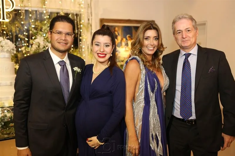 Alexandre, Rayssa Pereira, Adriana Figueiredo e Henrico Geommoni