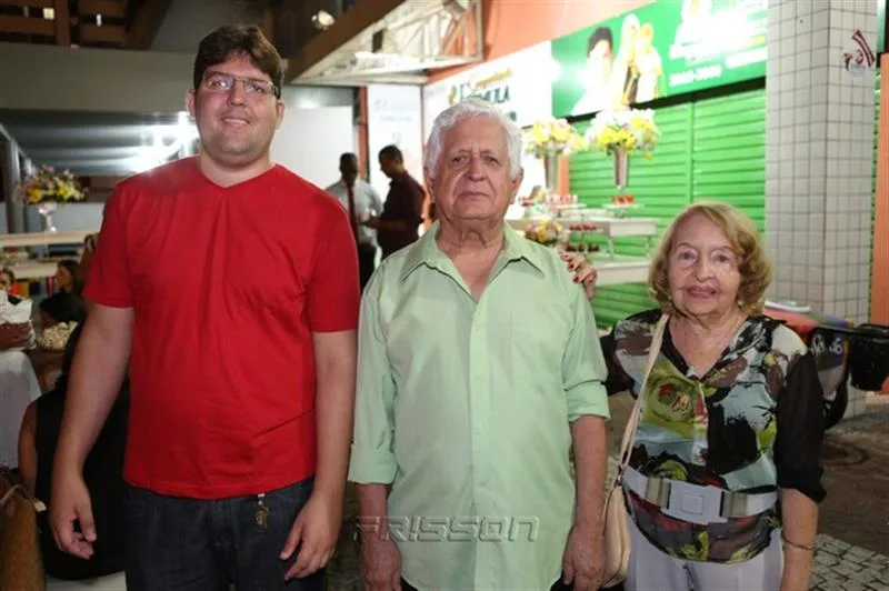 Daniel Basto, Jose Armando e Maria Leuda de Oliveira