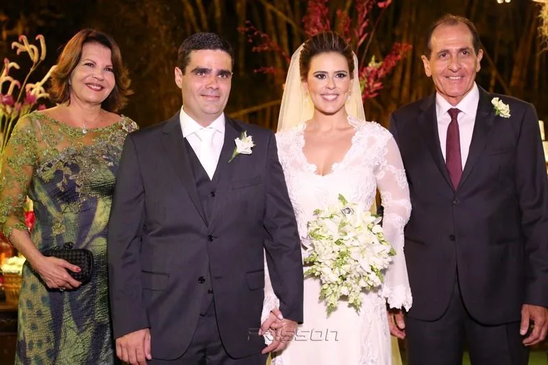 Ana e João Fiúza com os Noivos