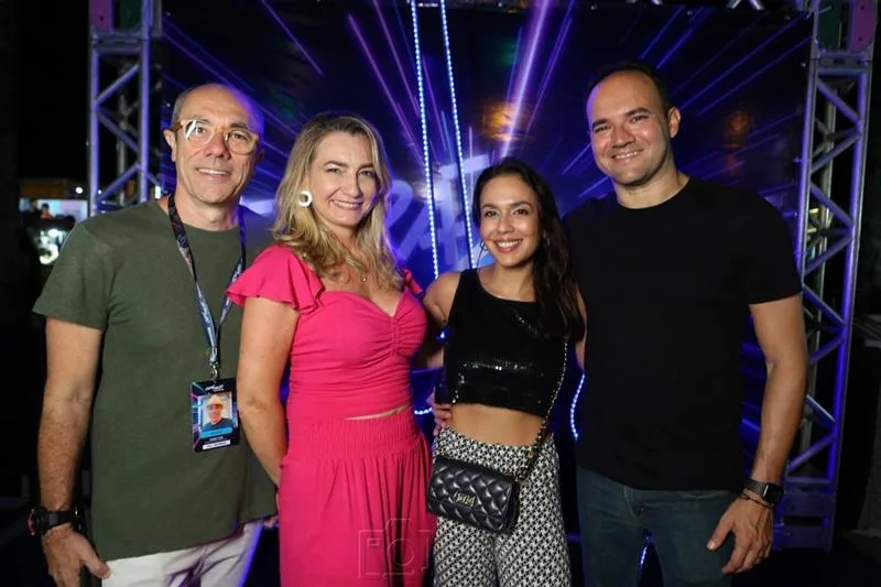 Beto, Louise Santos, Leila Menezes e Eduardo Rola