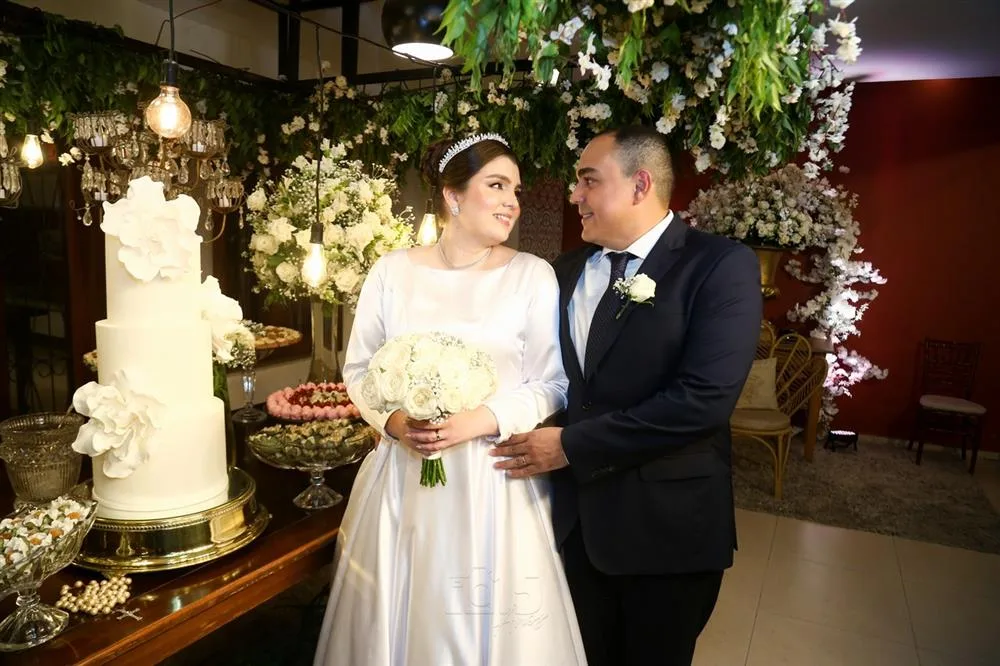 Andressa Barroso e Pedro Hassan