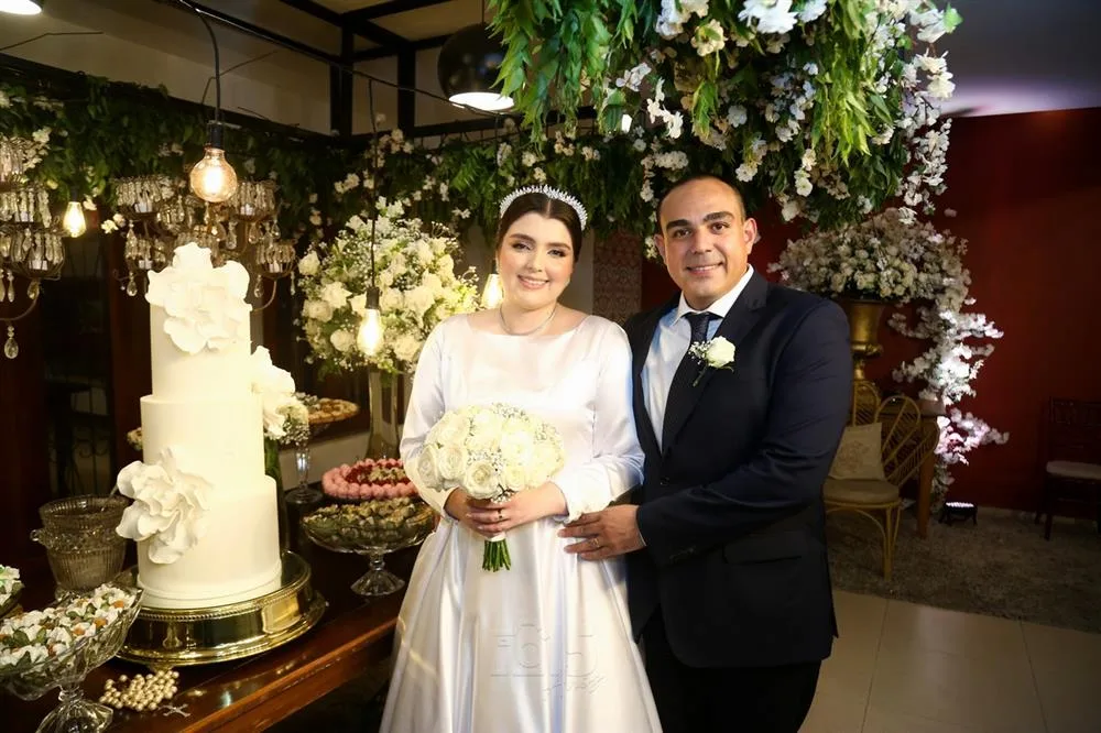 Andressa Barroso e Pedro Hassan