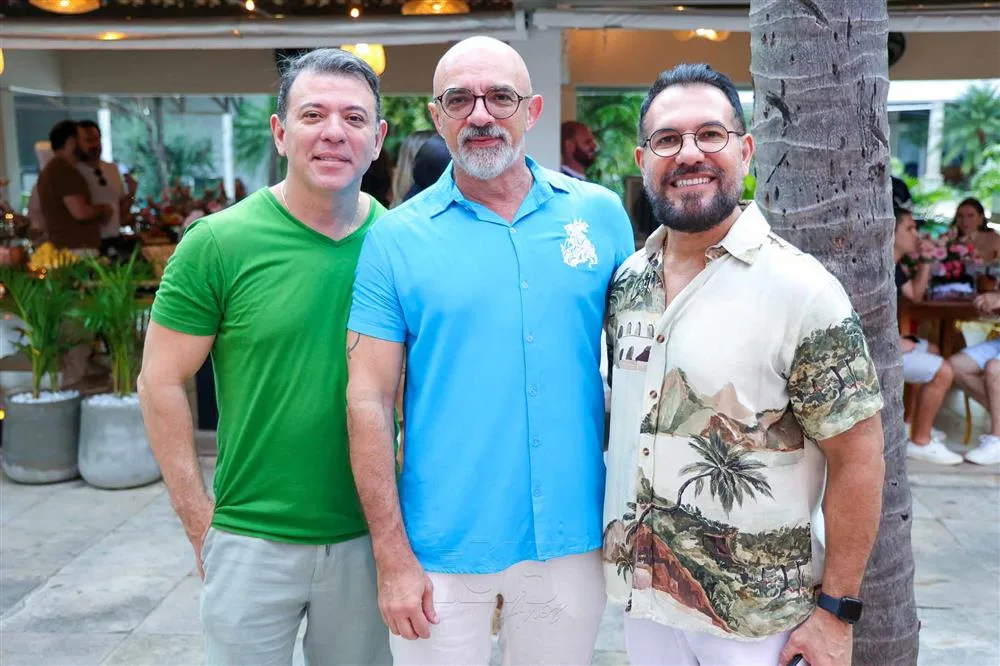 Alan Carvalho, Manu Gomes e Adan Vieira