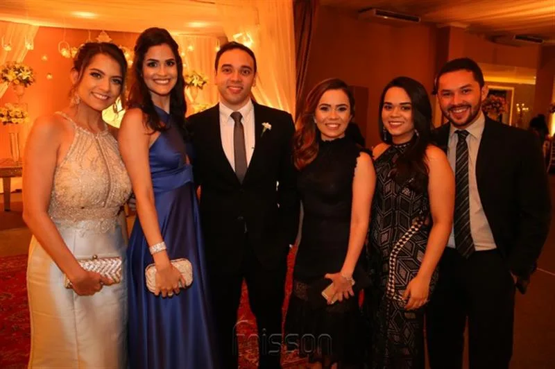 Aline Araújo, Luciana Menezes, Thiago Brito, Angelica Pascoal, Janaina Capetim e Alexandre Xavier