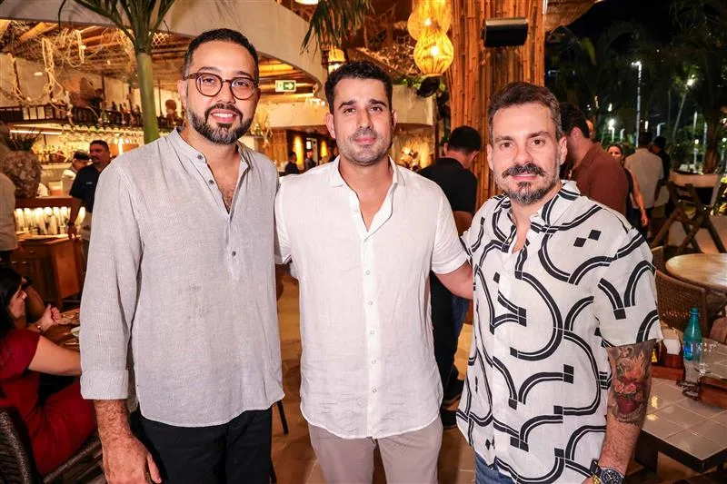 Igor Brito, Felipe Lima e Miguel Filho