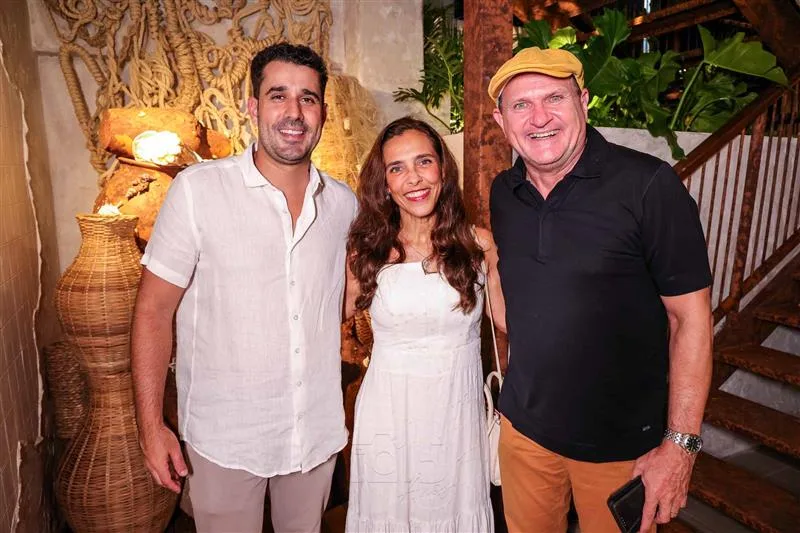 Felipe Lima, Ana Cristina Sampaio e Fernando Albuquerque