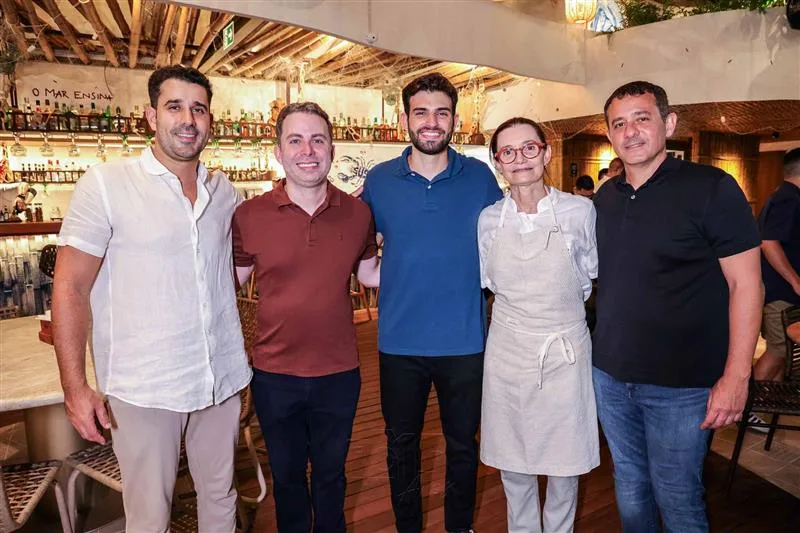 Felipe Lima, Helder Martins, Joao Vitor Palacio, Louise Benevides e Deda Gomes