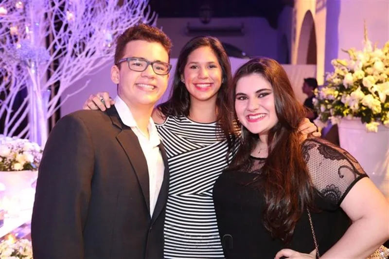 Ailton Neto, Marina Pontes e Andressa Matos