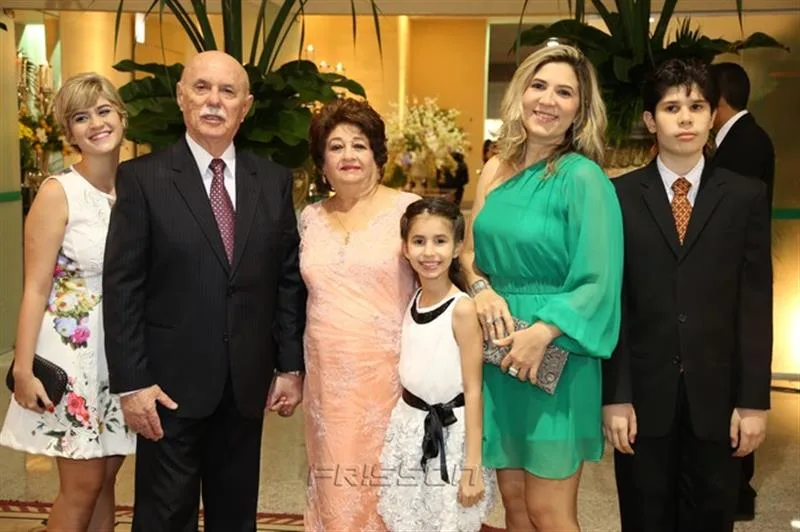 Julia Pimenta, Freitas Cordeiro, Marlize, Julia, Cristiana e Arthur Freitas