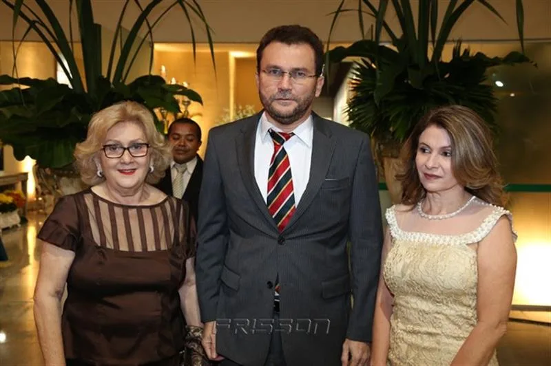 Socorro França, Geraldo Pinto e Sandra Mendes