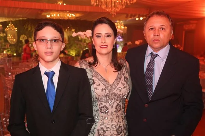 Arthur, Alessa Camilo e Adriano Araujo
