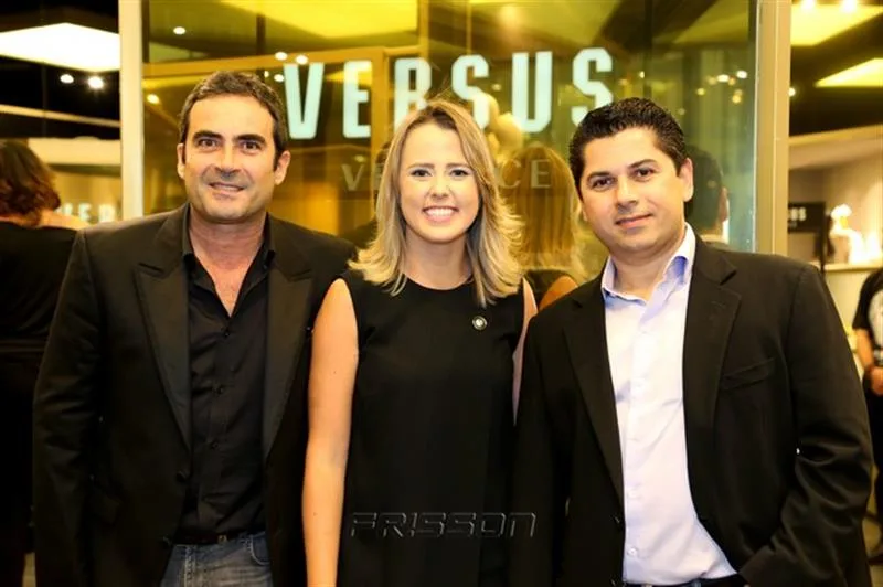 Francesco Donadio, Priscila Palma e Pompeu Vasconcelos