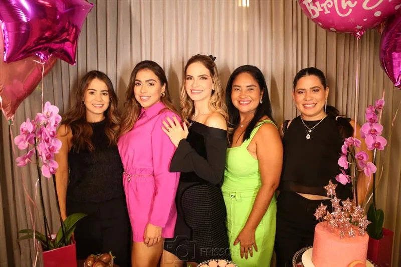 Catarina Feitosa, Ana Vilma, Darli Oliveira, Brenda Baltazar e Silvana Nunes