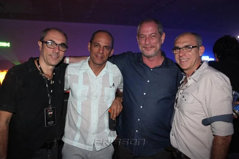 Beto Santos, Mano Alencar, Ciro Gomes e Douglas Santos
