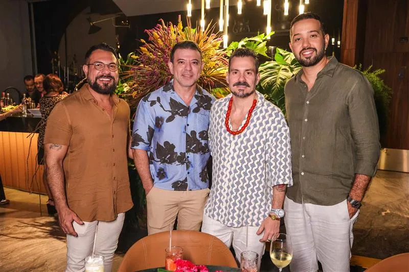 Alan Carvalho, Adan Vieira, Miguel Filho e Igor Brito