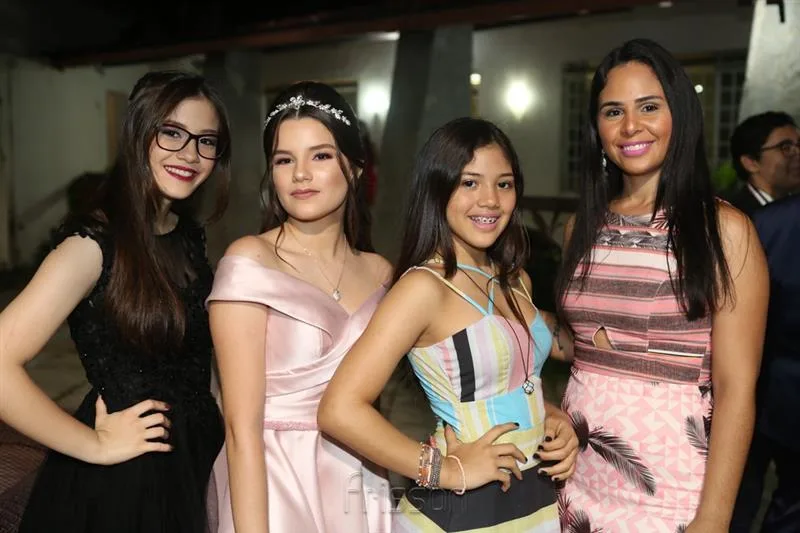 Aline Braz, Maria Clara Carvalho, Lohayna Adriane e Nathalia Ingrid