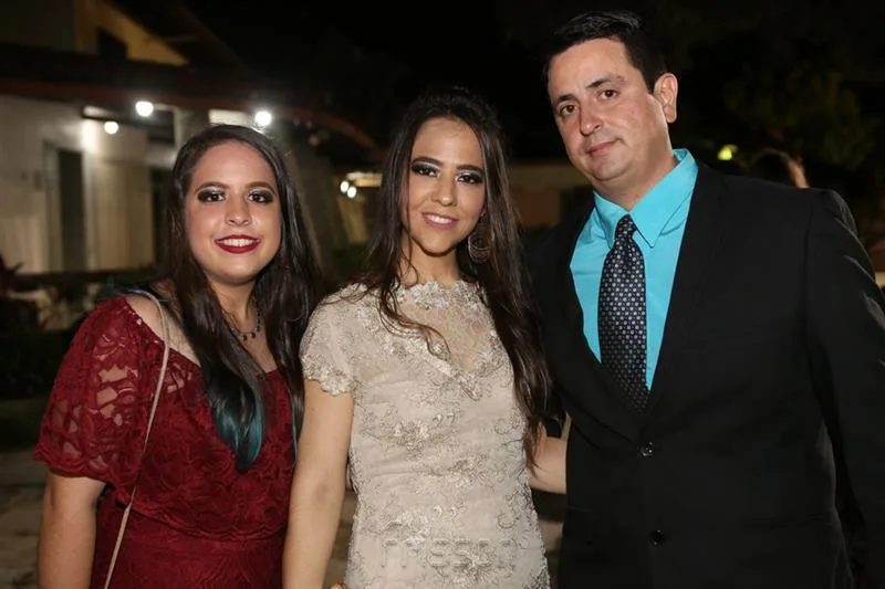 Ana Gabrielle, Erica e Edberto Lemos