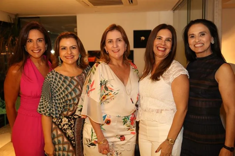 Ana Virgínia Martins, Roberta Ary, Meire Helena, Gena Campos e Neuza Rocha