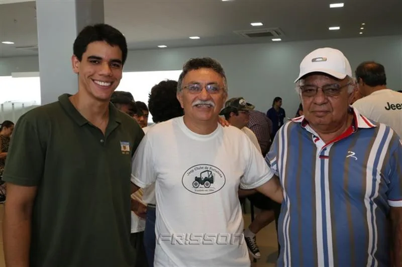 Lucas Miranda, Egidio Pelucio e João Eudes Francelino