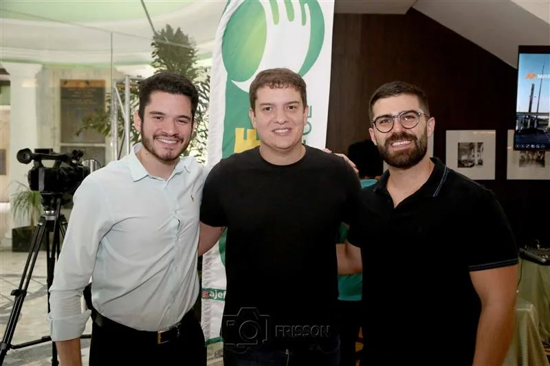 Lucas Braga, Guilherme Colares e Bruno Ricciardi