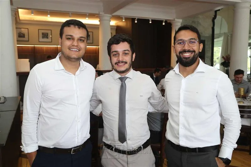Breno Moraes, Rodrigo Queiroz e Pedro Carvalho