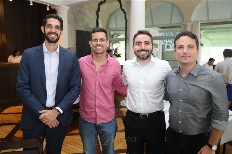 Daniel Colares, Régis Caminha, Leon Mello e Gustavo Duailibe