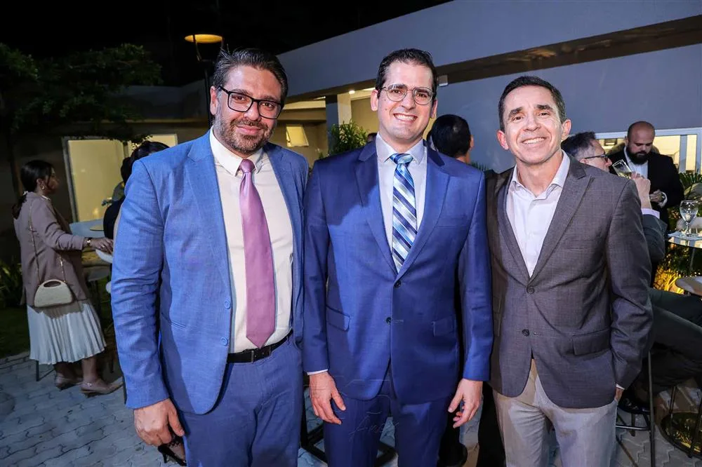 Afrânio Cysne, Paulo Autran Nunes e Júlio Saraiva