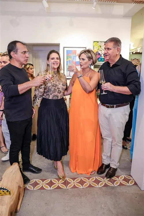 Eduardo Neves, Tereza Pitta, Juliana e Renato Rolim