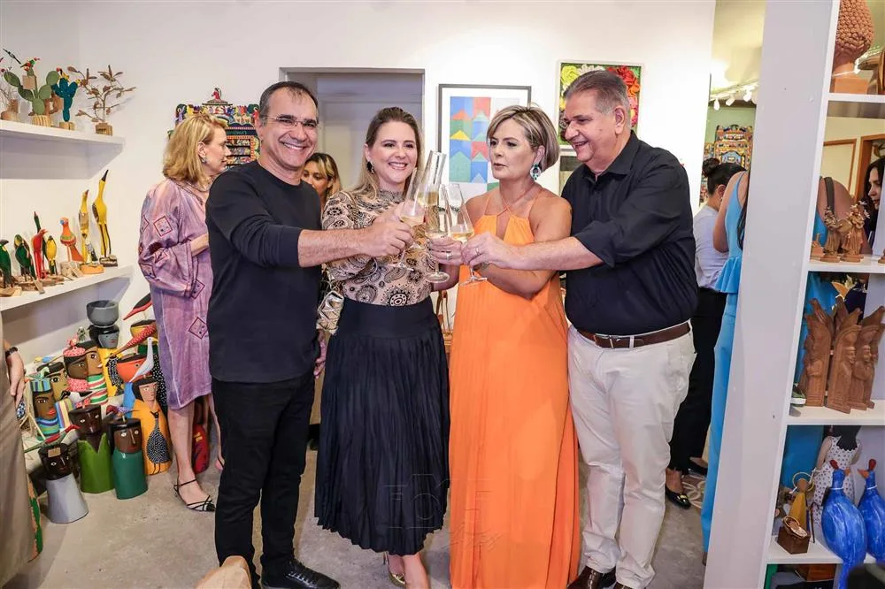 Eduardo Neves, Tereza Pitta, Juliana e Renato Rolim