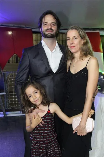 Camilla, Fábio Costa e Evelyn Huttenlocher