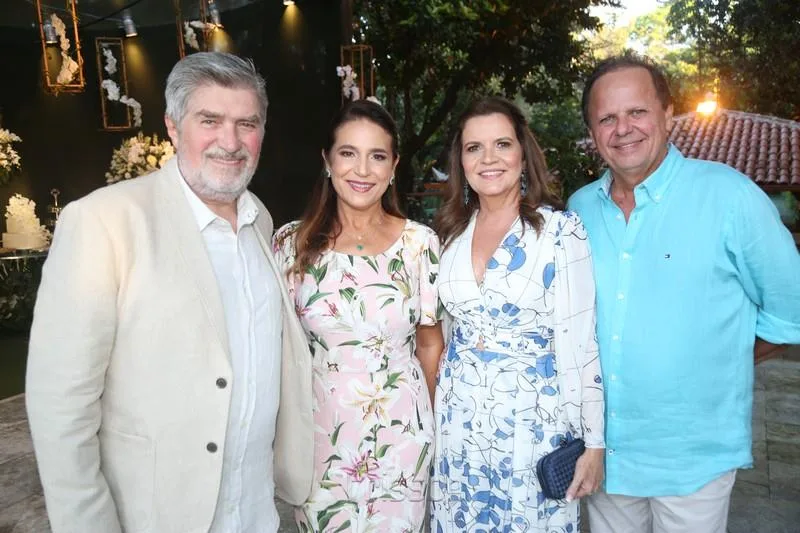 Amarílio e Patrícia Macedo, Geni Levy e Wilton Lima