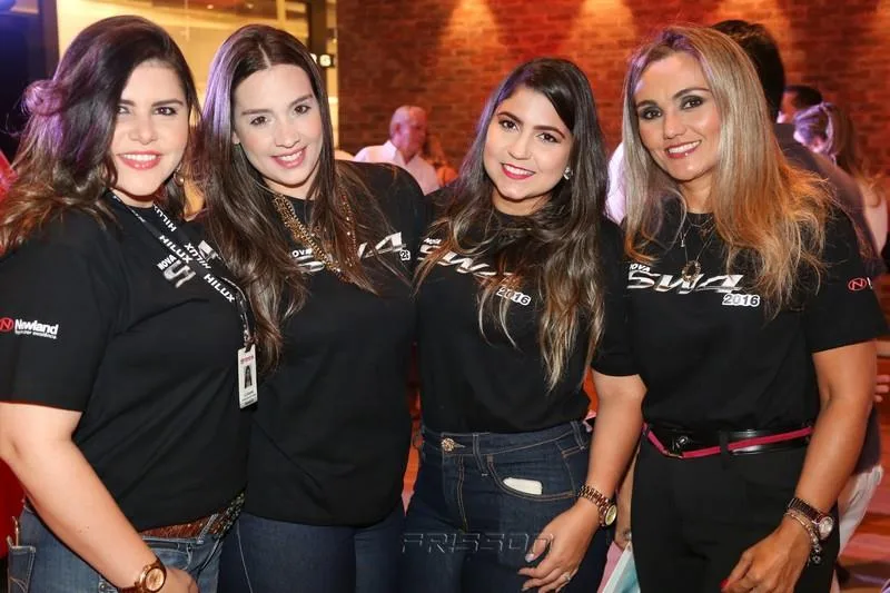 Cleiziane Rossi, Marina Carvalho, Tamires Bastos e Samia Nobre
