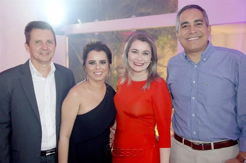 Clovis Teixeira, Mirela Prudente, Shirley e Paulo Nascimento