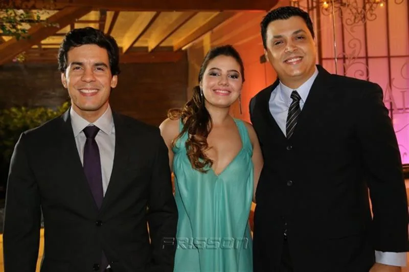 Antônio Augusto Praxedes, Camila Oliveira e Luis Eugênio Praxedes