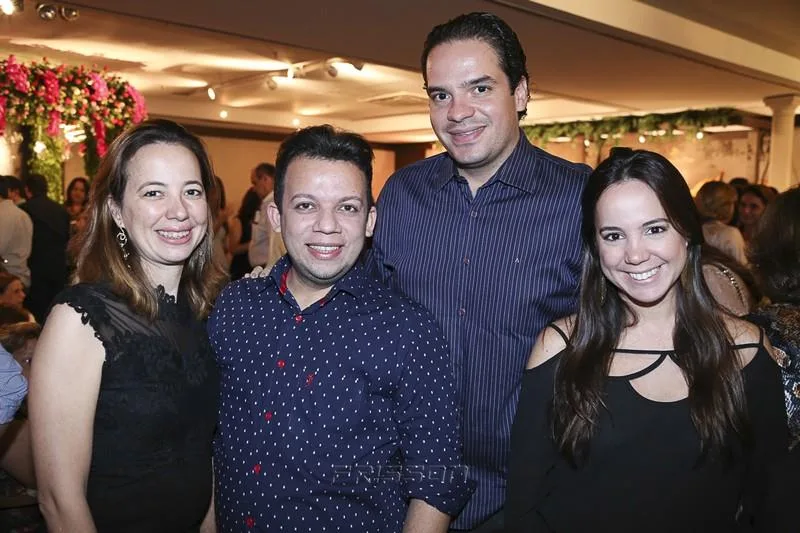Adriana Ximenes, Roberto Alves, Thiago Holanda e Emanuele Tomé