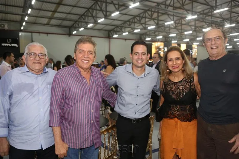 Antonio Mota, Welinthon Holanda, Lucas Peixoto, Madalena Rego e Augusto Trevia