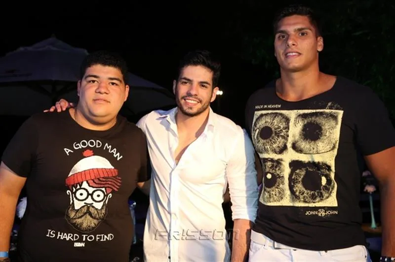 Anderson Queiroz, Fred Soares e Rômulo Leite
