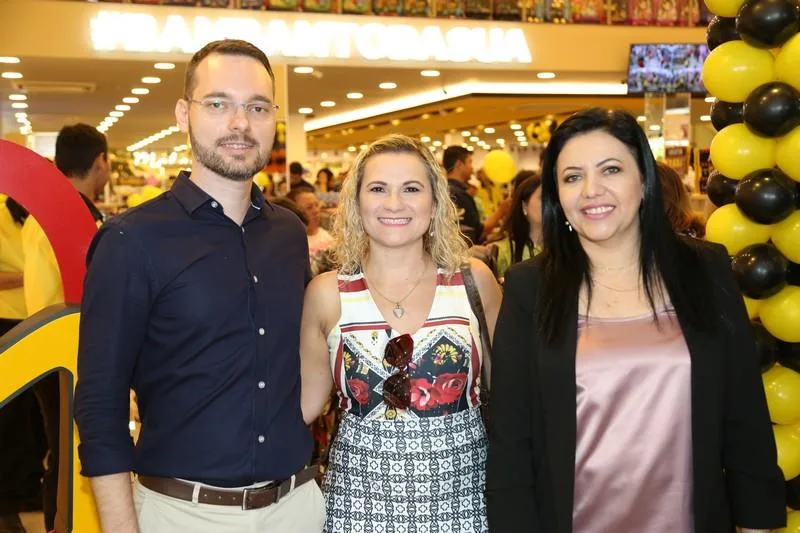 Cleiton Medeiros, Denise Sousa e Késia Vieira