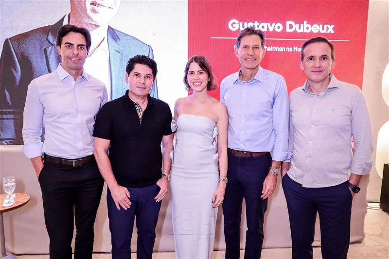 Diego Villar, Pompeu Vasconcelos, Eduarda, Gustavo Dubeux e Fernando Amorim