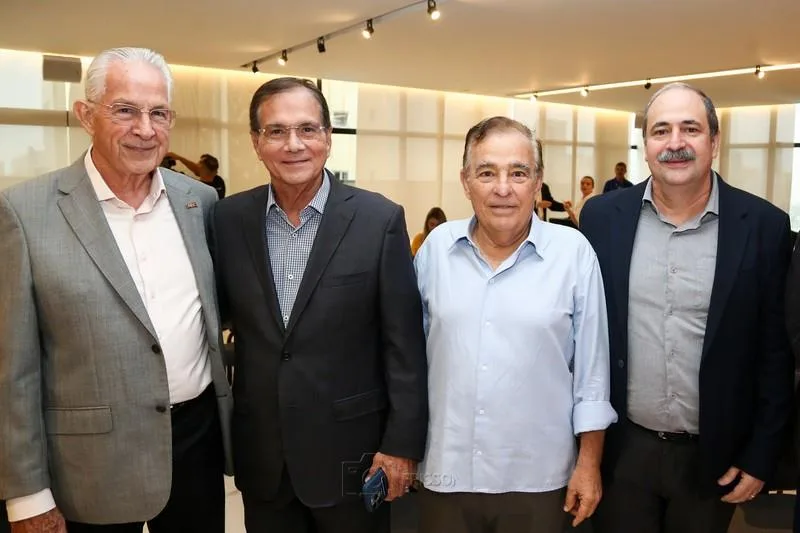 Carlos Pradro, Beto Studart, Cláudio Targino e Paulo André Holanda