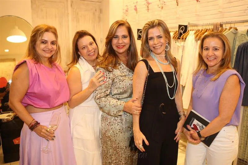 Ana Cristina Camelo, Ana Zélia Gadelha, Martinha Assunção, Carla Nogueira e Germana Mendes