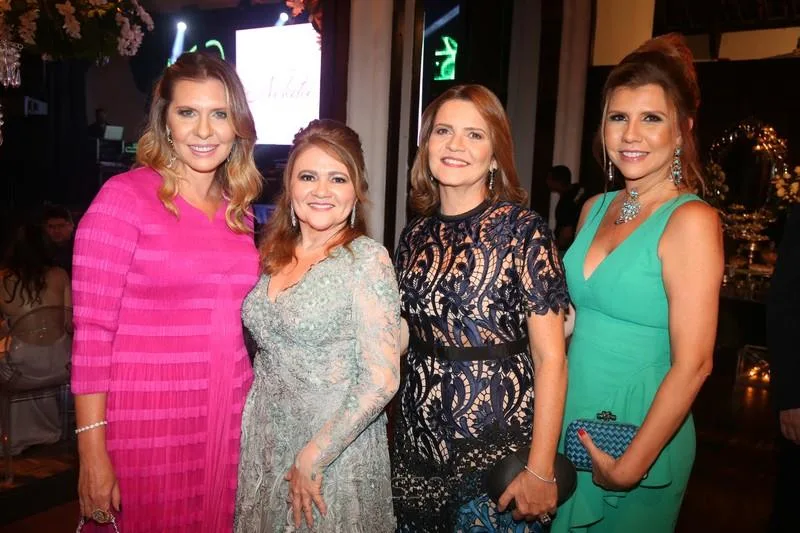 Alessandra Arrais, Nekita Romcy, Geni Correa Lima e Georgia Sabóia
