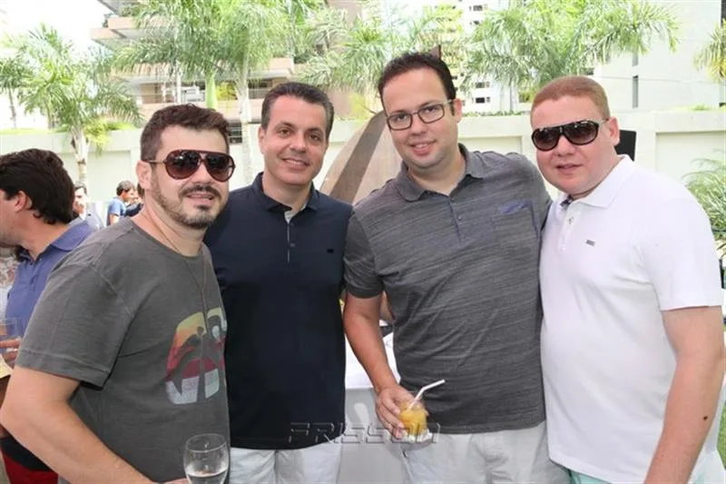 André Almeida, Leonardo Dall'Olio, Daniel Joca e Rodrigo Sousa