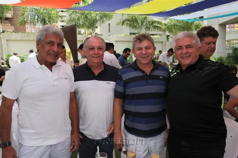 Armando Caminha, José Brandão, João Rabelo e Deusmar Queirós