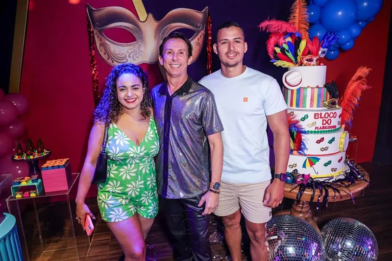 Adrielle Paulino, Marcos Maciel e Natanael Oliveira
