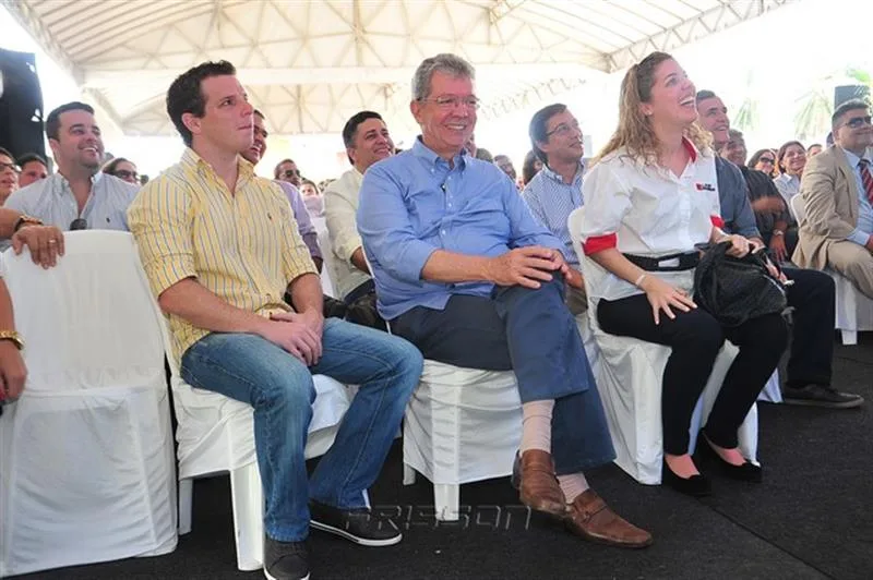 André Rolim, César Rêgo e Ticiana Rolim