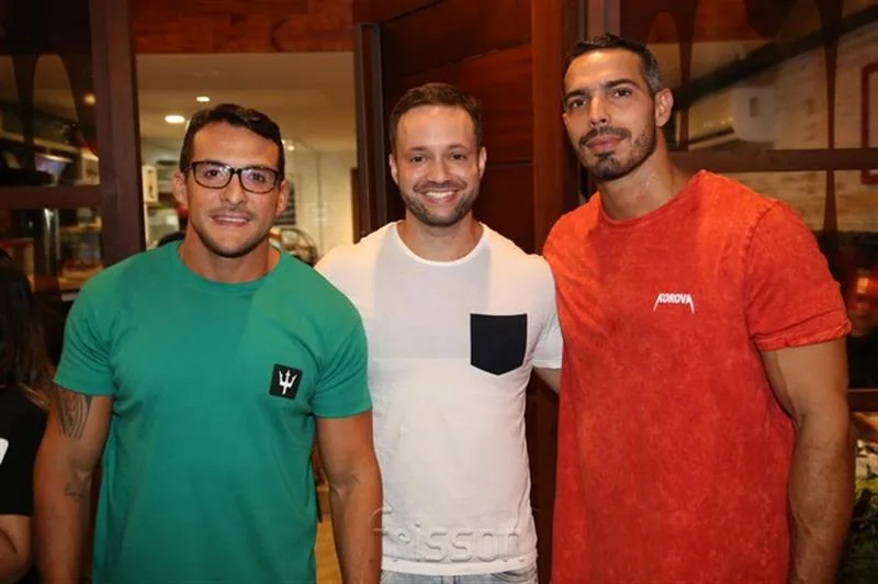 Alan Senna, Mario Eleuterio e Rafael Martins